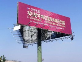 庐江户外高架广告牌的应用及优势