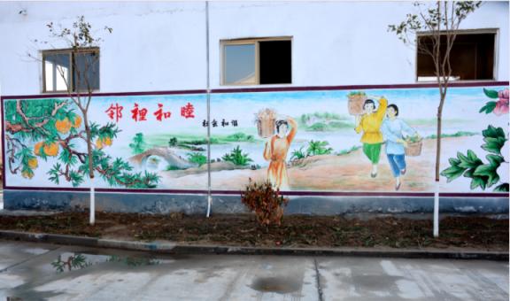 庐江乡镇文化墙 乡风文明焕发新活力